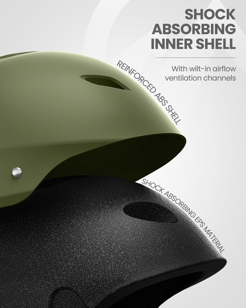 OutdoorMaster Kelvin Ski Helmet - Snowboard Helmet for Men, Women & Youth (Green,S) - Image 2